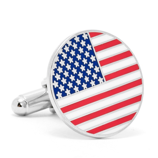 [CU.CUFF.0026747] American Flag Cufflinks