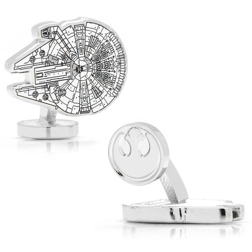[CU.CUFF.0026749] Millennium Falcon Blueprint Cufflinks