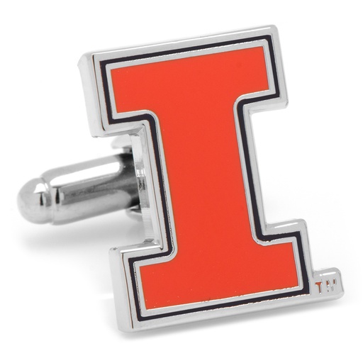 [CU.CUFF.0026764] University Of Illinois Fighting Illini Cufflinks