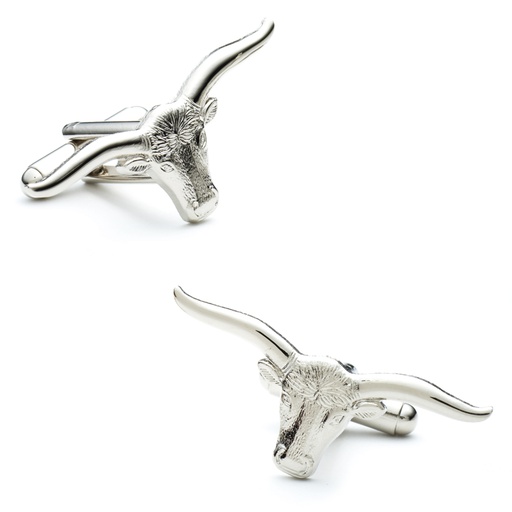 [CU.CUFF.0026819] Longhorn Steer Cufflinks