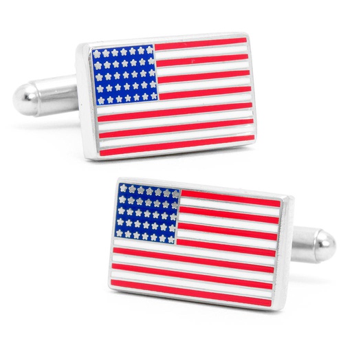 [CU.CUFF.0026842] American Flag Cufflinks