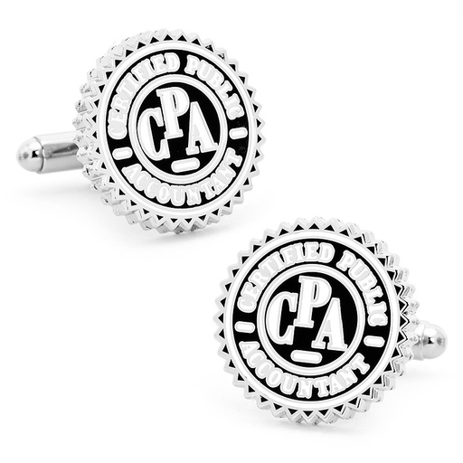 [CU.CUFF.0026864] Cpa Seal Cufflinks