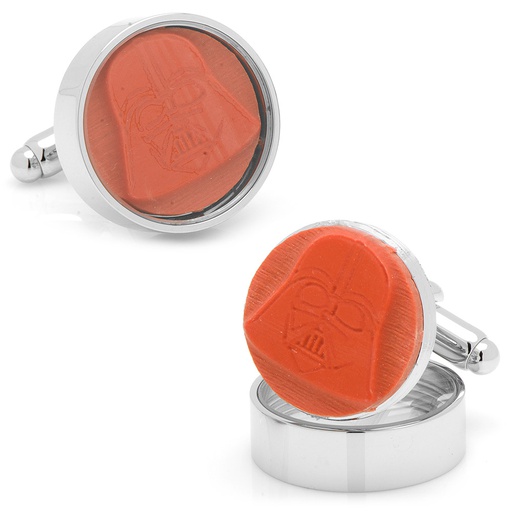 [CU.CUFF.0027185] Darth Vader Rubber Stamp Cufflinks