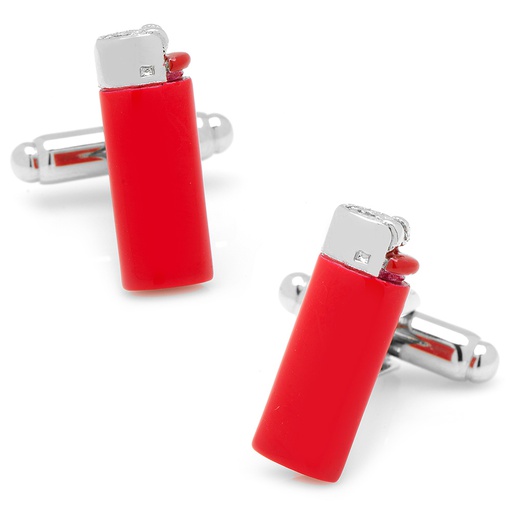 [CU.CUFF.0027264] Red Lighter Cufflinks