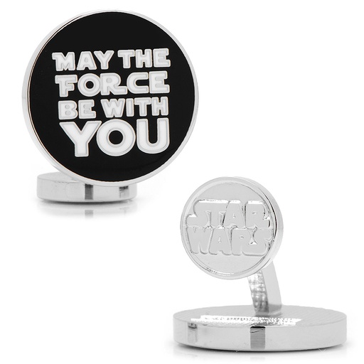 [CU.CUFF.0027369] May The Force Be W/You Cufflinks