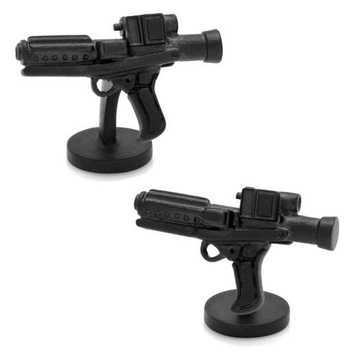 [CU.CUFF.0027403] 3d Stormtrooper E-11 Blaster Cufflinks