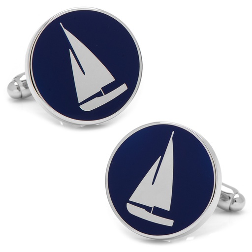 [CU.CUFF.0027431] Sailboat Cufflinks
