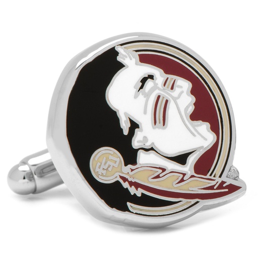 [CU.CUFF.0027446] Florida State Seminole Head Cufflinks