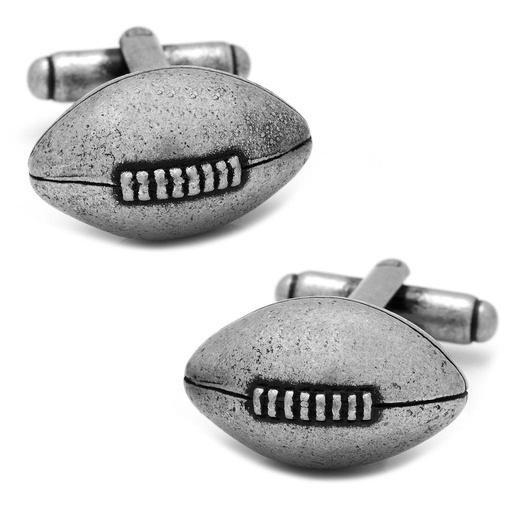 [CU.CUFF.0027612] Antique Football Cufflinks