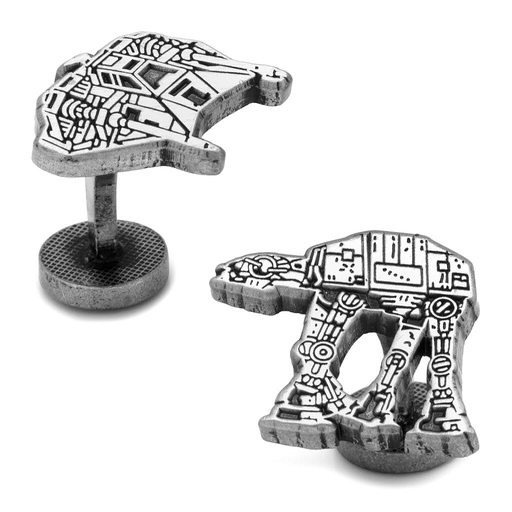 [CU.CUFF.0027615] Snowspeeder & At-At Walker Battle Of Hoth Cufflinks