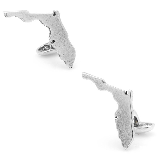 [CU.CUFF.0027669] Pewter Florida Cufflinks
