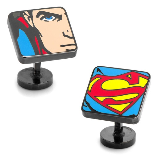 [CU.CUFF.0027768] Superman Comic Squares Cufflinks