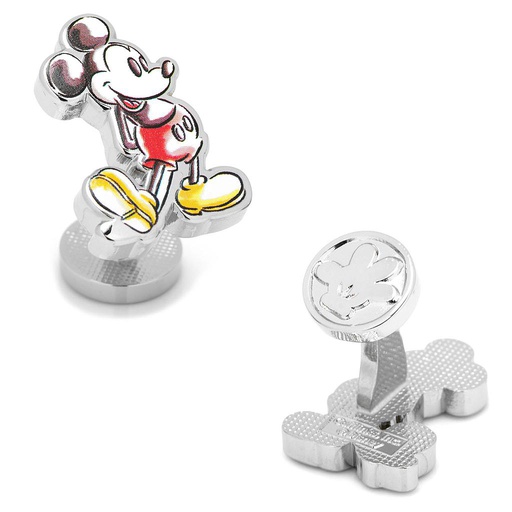[CU.CUFF.0027774] Watercolor Mickey Mouse Cufflinks