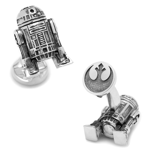[CU.CUFF.0027792] 3d R2d2 Cufflinks