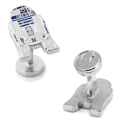 [CU.CUFF.0027793] R2d2 Enamel Cufflinks