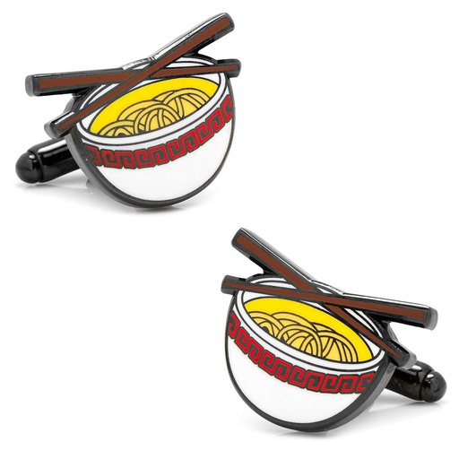 [CU.CUFF.0027932] Noodle Bowl Emoji Cufflinks