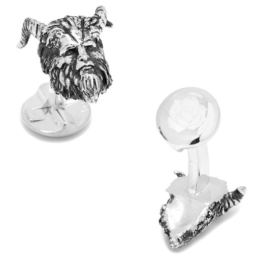 [CU.CUFF.0027990] 3d Beast Head Cufflinks