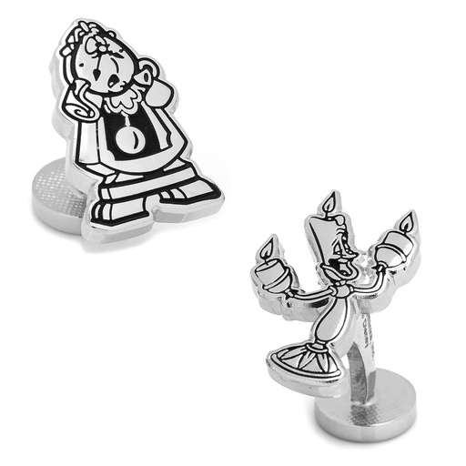 [CU.CUFF.0027993] Cogsworth & Lumiere Cufflinks