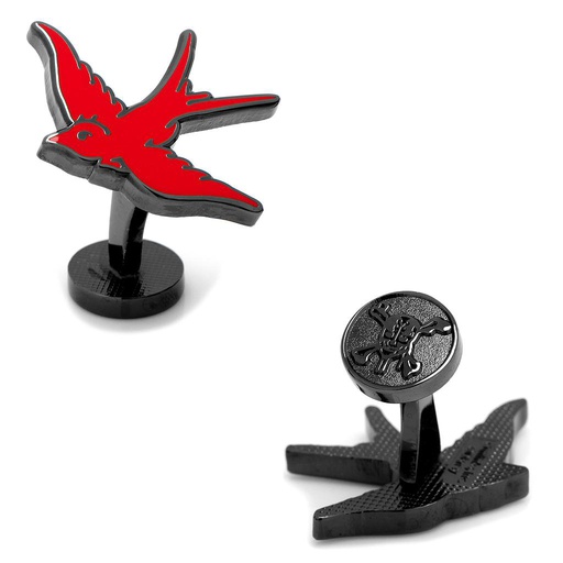 [CU.CUFF.0027997] Red Sparrow Cufflinks