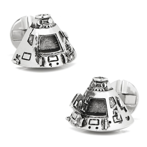 [CU.CUFF.0028063] 3d Return Capsule Cufflinks