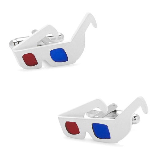 [CU.CUFF.028104] 3d Glasses Cufflinks