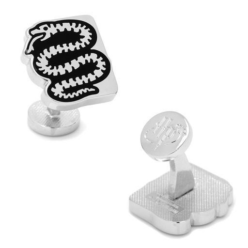 [CU.CUFF.0028210] Slytherin House Snake Cufflinks