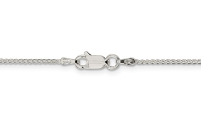 [QU.FASH.0028224] Sterling Silver 1.25mm Round Spiga Chain 20"