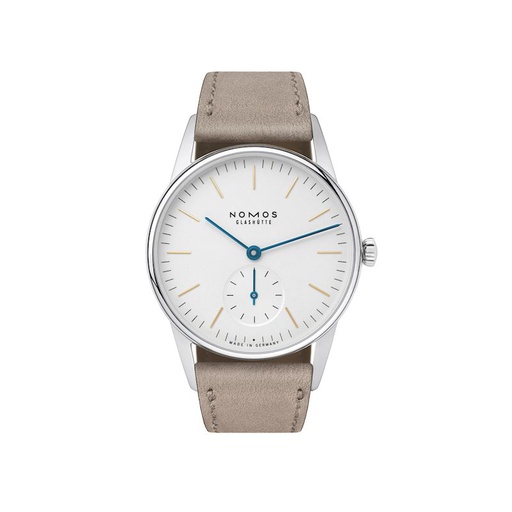 [NO.WATC.0049358] Nomos Orion 33 White/Silver Dial On Strap