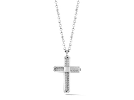 [AL.FASH.0049490] Men's Sterling Silver Cross Necklace