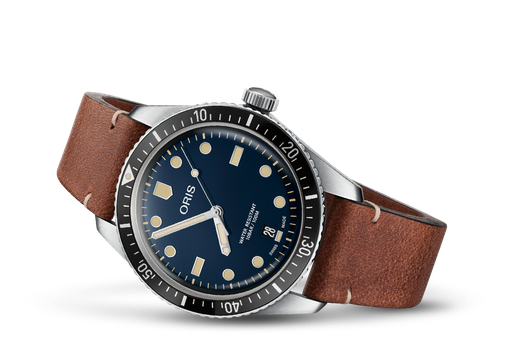 [OR.WATC.0049583] Oris Diver 65 Steel Blue Dial On Strap
