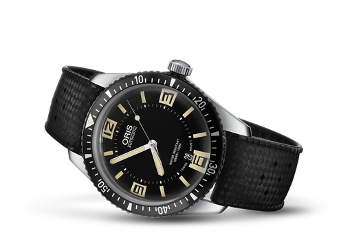 [OR.WATC.0049576] Oris Diver 65 Black Deco Dial On Rs Strap