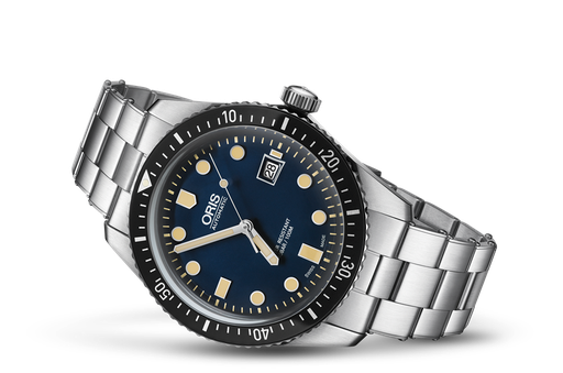 [OR.WATC.0049582] Oris Diver 65 Steel Blue Dial On Bracelet
