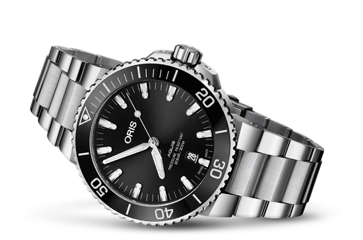 [OR.WATC.0049585] Oris Aquis Date Diver 43.5mm Black Dial On Bracelet