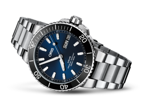 [OR.WATC.0049586] Oris Aquis Date Diver 43.5mm Dark Blue Dial On Bracelet