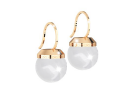 [TE.FASH.0050264] Hollywood Pearl Large Euro Wire Earrings