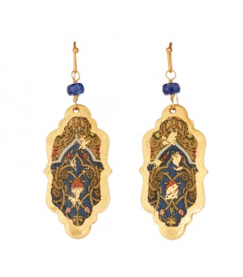 [EV.FASH.0050413] Farrah With Semi-Precious Dangle Earrings