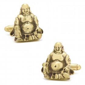 [CU.CUFF.0050418] Smiling Buddha Cufflinks