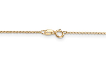 [QU.GOLD.0050458] 14k .9mm Cable Chain