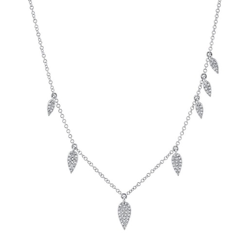[SH.DIAM.0050678] 0.21ct 14k Diamond Pave Necklace