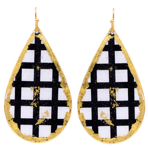 [EV.FASH.0051266] Windows Teardrop Earrings