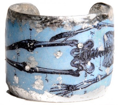 1895 Skeleton Cuff - Silver