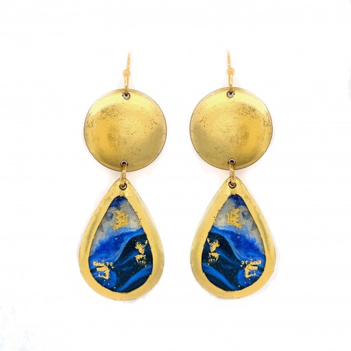 [EV.FASH.0051346] Cast Yourself On Every Wave Mini Teardrop Earrings