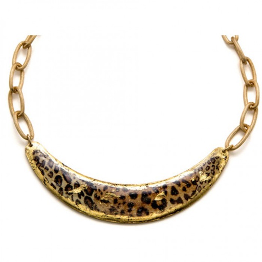 [EV.FASH.0051734] Leopard Boomer Necklace