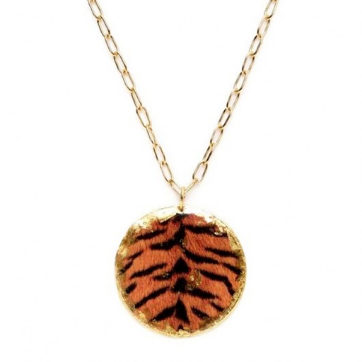 [EV.FASH.0051735] Tiger Print Necklace