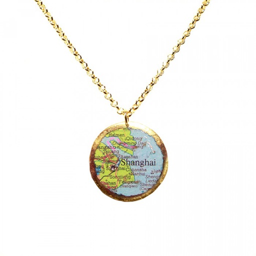 [EV.FASH.0051828] Shanghai Map Pendant