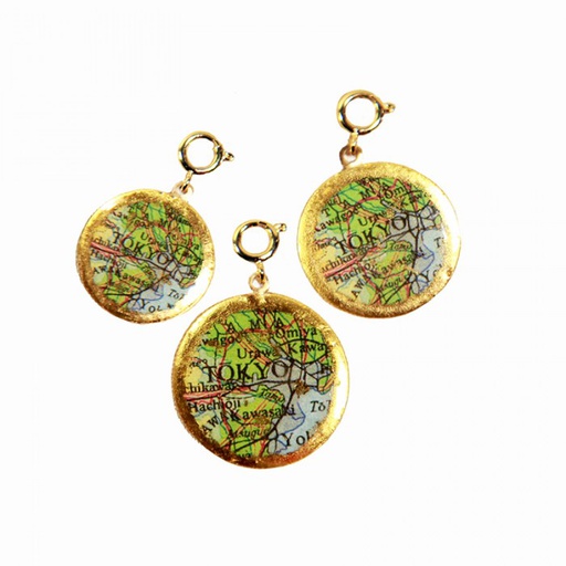 [EV.FASH.0051851] Tokyo Map Charm