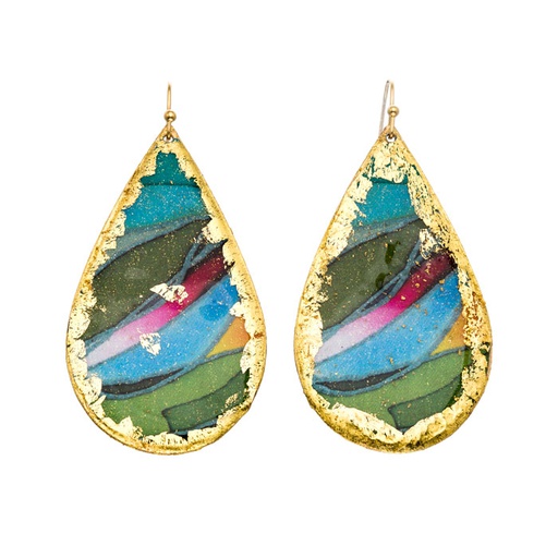 [EV.FASH.0052035] Rainforest Teardrop Earrings