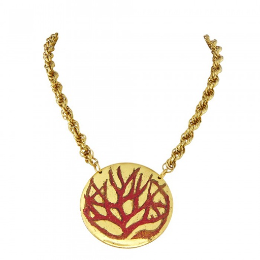 [EV.FASH.0052373] Red Coral Pendant