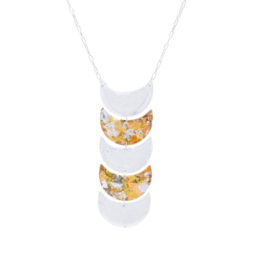 [EV.FASH.0052442] Bliss Silver Confetti Necklace