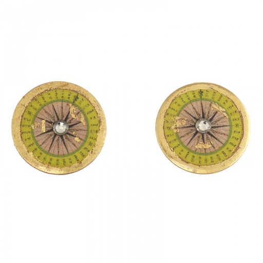 [EV.FASH.0052452] Compass Stud Earrings